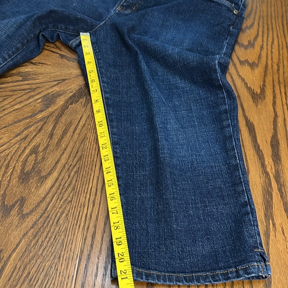 Lauren Jeans Co. Ralph Lauren Classic MidCalf Blue Denim Cropped - Picture 8 of 11